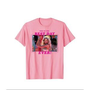 Pink Barbie Movie Women’s T‑Shirt – Size Small